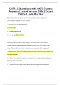 CHFI - 5 Questions with 100% Correct Answers | Latest Version 2024 | Expert Verified | Ace the Test