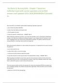 TEST BANK, CHAPTER 34: CRITICAL CARE OF PATIENTS WITH SHOCK IGNATAVICIUS: MEDICALSURGICAL NURSING, 10TH EDITION, IGGY CH 40, CHAPTER 41: CRITICAL CARE OF PATIENTS WITH NEURO EMERGENCIES