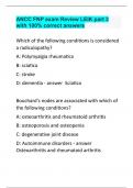 ANCC FNP exam Review LEIK part 3 with 100% correct answers.