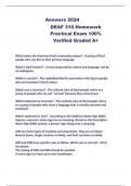 Answers 2024  DEAF 310 Homework  Practical Exam 100% 