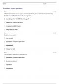 CTR Exam Data Quality Usage QUESTIONS WITH 100% CORRECT ANSWERS 