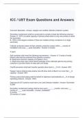 ICC- UST Exam Questions and Answers (Graded A)