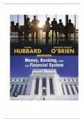 Money, Banking, and the Financial System, 4th edition Glenn Hubbard,  Anthony Patrick O'Brien Test Bank