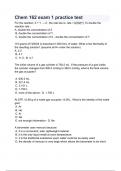 Chem 162 exam 1 practice test