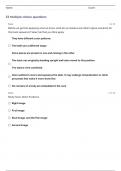 BIOBEYOND UNIT 4 WRITTEN IN STONE EXAM WITH COMPLETE SOLUTIONS