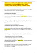 ATI RN FUNDAMENTALS PRACTICE TESTS A & B QUESTIONS WITH CORRECT VERIFIED ANSWERS LATEST UPDATE 2023/2024  BEST GRADED TO SCORE A+  FOR NURSING.