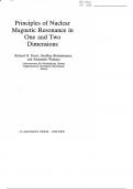 Principles of Nuclear Magnetic Resonance in One and Two Dimensions Richard R. Ernst, Geoffrey Bodenhausen, and Alexander Wokaun Laboratorium fur Physikalische Chemie Eidgenossische Technische Hochschule Zurich 