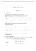 Physics GRE Summary