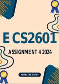 ECS2601 Assignment 4 Sem 1 2024