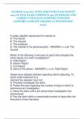 FLORIDA 6-20 ALL LINES ADJUSTER EXAM NEWEST 2024 ACTUAL EXAM COMPLETE 450 QUESTIONS AND CORRECT DETAILED ANSWERS (VERIFIED ANSWERS) ALREADY GRADED A UPDATED MAY  2024!!