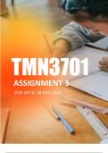TMN3701 Assignment 3 Due 28 June 2024