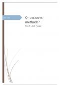 Samenvatting onderzoeksmethoden 2023-24