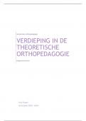 Samenvatting verdieping in de theoretische orthopedagogiek