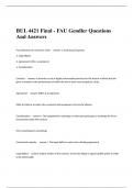 BUL 4421 Final - FAU Gendler Questions And Answers