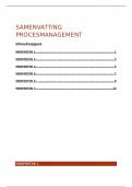 Samenvatting Procesmanagement