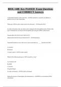 BIOL 1408 Key PASSED Exam Questions  and CORRECT Answers