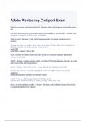 Adobe Photoshop Certiport Exam 2024|Graded A