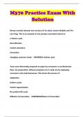 M370 Practice Exam With Solution