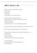 A&P 2 - Exam 4 - ALL  Chamberlain College Nursing  Question and answers  already passed 