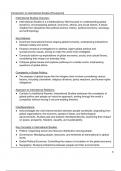 Honors International Studies_Commitments Parameters of INTS - Intellectual Commitments