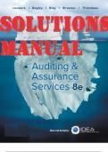 AUDITING & ASSURANCE SERVICES 8TH EDITION BY TIMOTHY LOUWERS, ALLEN BLAY, DAVID SINASON, JERRY STRAWSER, JAY THIBODEAU SM