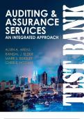 TEST BANK FOR AUDITING AND ASSURANCE SERVICES 18TH EDITION