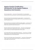  Appian Analyst Certification - Introduction to the Appian Platform Questions And Answers