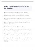 OTFit Certificate exam bundle!!