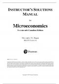 Solution Manual For Microeconomics, 17th Edition by Christopher T.S. Ragan