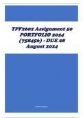 TPF2602 Assignment 50 PORTFOLIO 2024