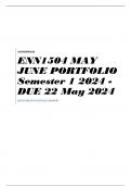 ENN1504 MAY JUNE PORTFOLIO Semester 1 2024