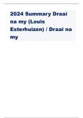 2024 Summary Draai na my (Louis Esterhuizen) / Draai na my   Watter