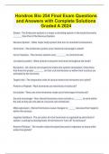 Hondros Bio 254 Final Exam Questions and Answers with Complete Solutions Graded A 2024