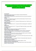 WGU D094 COMPLETE QUESTIONS AND VERIFIED CORRECT ANSWERS STUDY GUIDE NEWEST UPDATE 2024 GRADE A+