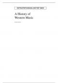 Download the official test bank for A History of Western Music,Burkholder,8e