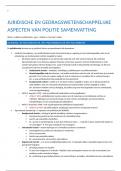 Samenvatting Juridische en Gedragswetenschappelijke Aspecten van Politie 2024