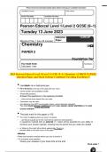 2023 Pearson Edexcel Level 1/Level 2 GCSE (9–1) Chemistry 1CH0/2F PAPER2 Question Paper and Mark Scheme Combined Unveiling Excellence!!