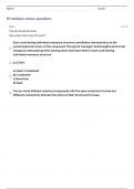 CHEM 219 MODULE 1 PROBLEM SET QUESTIONS AND CORRECT ANSWERS