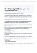 Optometry Law Exam Bundle
