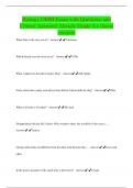 Biology OMM Exam with Questions and Correct Answers/ Already Grade A+ (latest version)