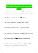 Biology OMM Exam with Questions and Correct Answers/ Already Grade A+ (latest version)