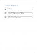 Samenvatting Financiering 2 - Schakeltraject Accountancy & Controlling