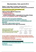 biochemistry of folic acid and vitamin B12