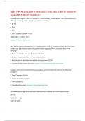 NBRC-TMC MOCK EXAM REVIEW QUESTIONS AND CORRECT ANSWERS  2024-2025 ALREADY GRADED A+ A patient is receiving O2 from an E cylinder at 4 L/min through a nasal cannula. The cylinder pressure is  1900 psig. How long will the cylinder run until it is empty?