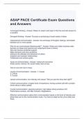 ASAP PACE Certification Exam Bundle