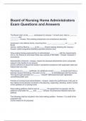 Missouri Nursing Home Administrator Exam Bundle