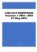 LML4810 PORTFOLIO Semester 1 2024