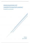 Samenvatting - persoonsgerichte ondersteuningsplanning 