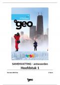 Samenvatting -  Aardrijkskunde de Geo hoofdstuk 1 HAVO 3