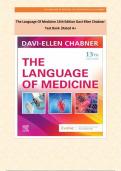 The Language Of Medicine 13th Edition Davi-Ellen Chabner Test Bank |Rated A+